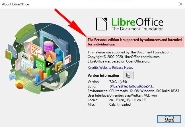LibreOffice will always be free software