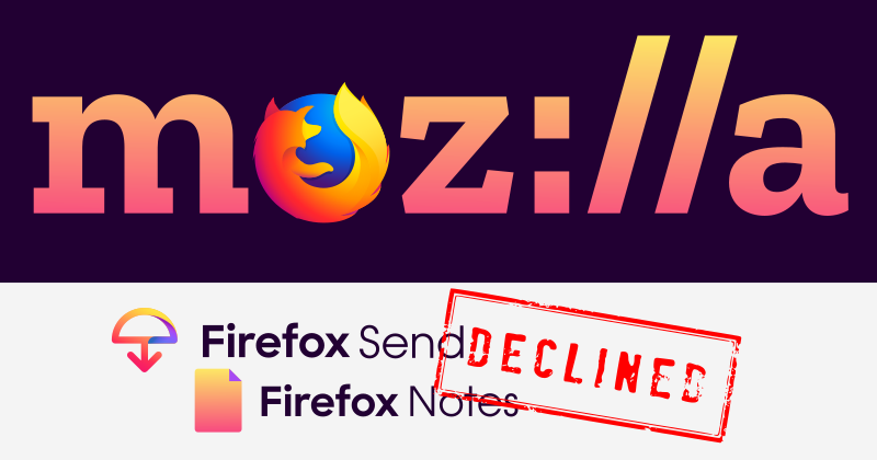Mozilla Shuts Down Firefox Notes And Firefox Send