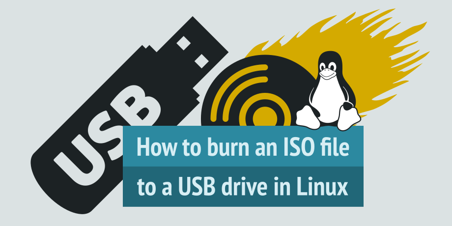 linux burn bootable iso to usb