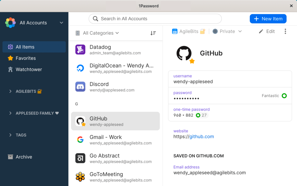 1Password Desktop app for Linux