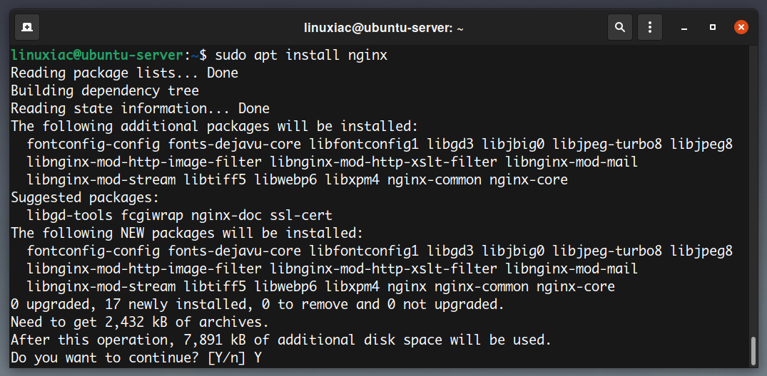 How To Install Nginx Web Server On Linux