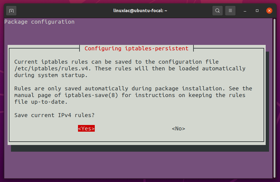 How To Make Iptables Firewall Rules Persistent On Debian Ubuntu