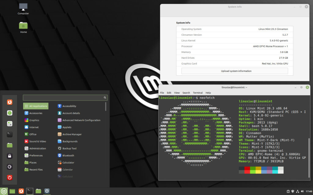 Successfully Upgraded to Linux Mint 20.3 (Una)