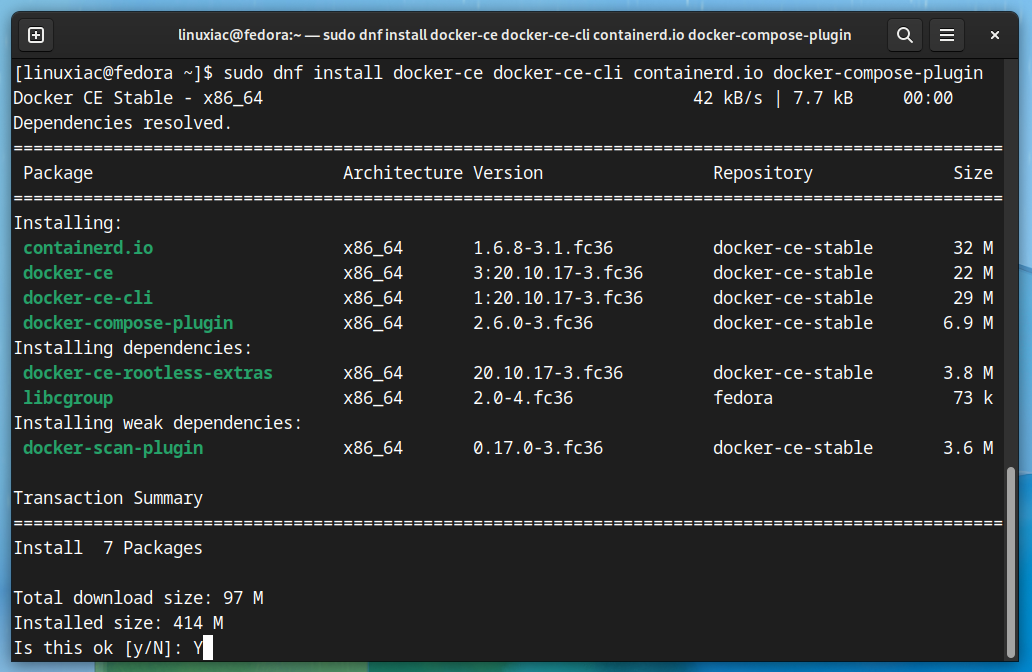 How To Install Docker Desktop On Fedora Linux