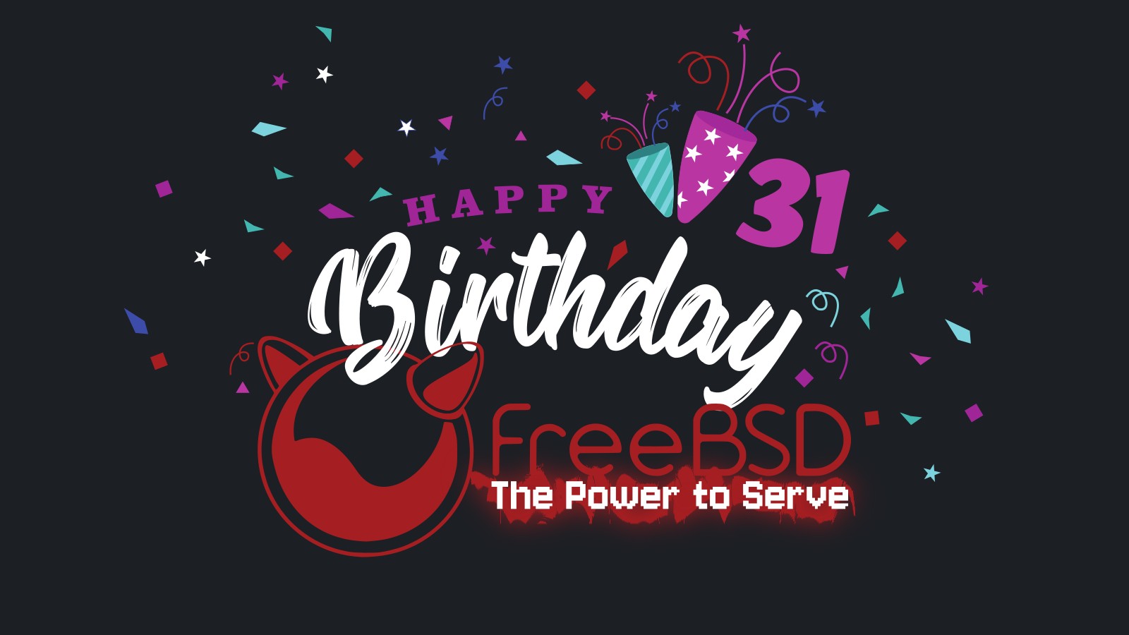 Happy 31st Birthday, FreeBSD!